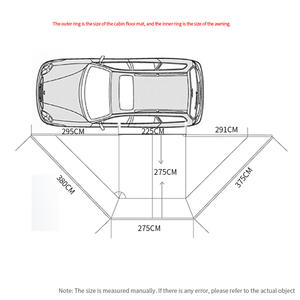 Popular <span class=keywords><strong>toldo</strong></span> de sistema de vehículo terrestre plegable de expedición de 180 grados con paredes laterales - Product Image 6