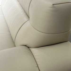 Luxury Genuine Leather <strong>Sofa</strong> Minimalist Design Modern Leather <strong>Sofa</strong> for Apartment Hotel Solid <strong>Wood</strong> <strong>Frame</strong> - Product Image 4