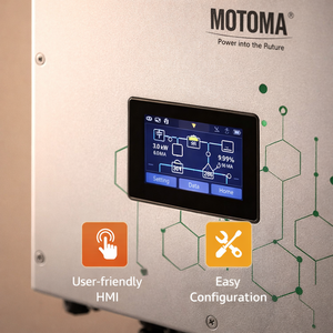 Inversor Solar Híbrido Trifásico de 8kW, <span class=keywords><strong>10kW</strong></span>, 12kW con Pantalla LCD HMI Inteligente para Sistema de Almacenamiento de Energía Doméstico, Disponible en Alemania/Polonia (Stock UE) - Product Image 3