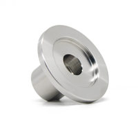 Konektor Cepat Pasang Pipa KF Clamp Quick-Fit Chuck dengan Ulir Dalam BSPT Sisi Berlawanan dan Gigi Dalam, Bahan Stainless Steel 304