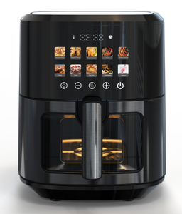 Friteuse à air <span class=keywords><strong>Oran</strong></span> Visible & Double Heating smart LCD 6.5L friteuses à air numériques électriques sans huile petit appareil de cuisine - Product Image 1