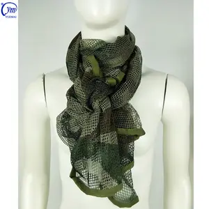 Estoque Promoção Atacado Poliéster Algodão Outdoor Sport Camouflage Desert Woodland Outdoor Tactical Safety Scarf