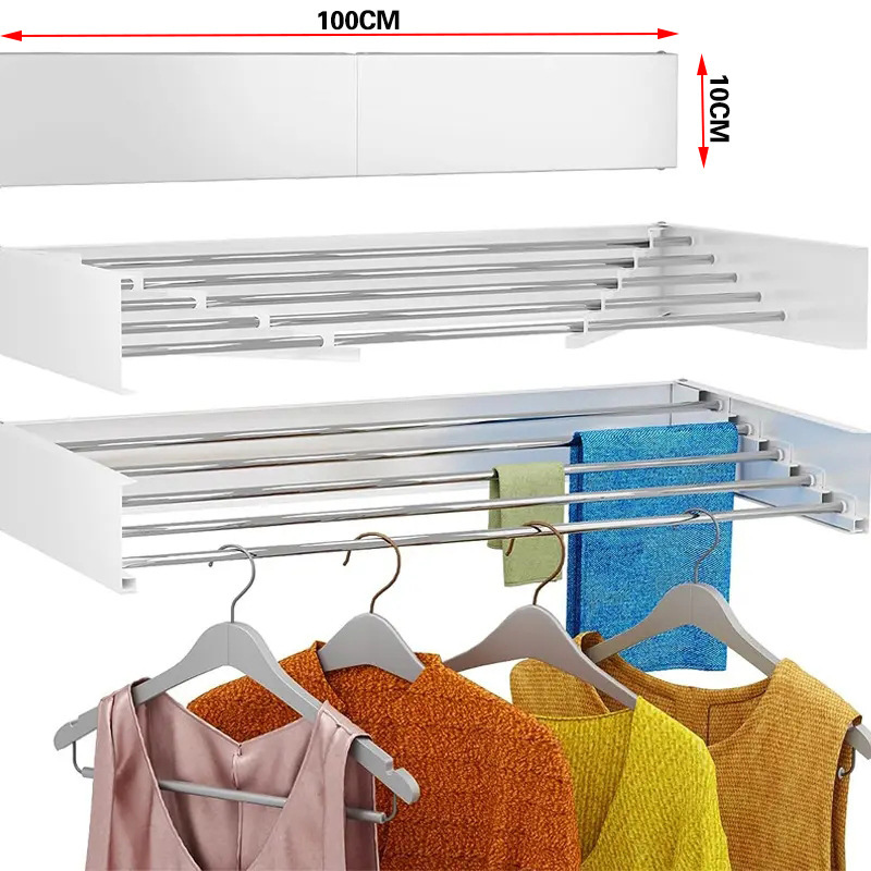 Elegant white, 100cm [5 drying racks]
