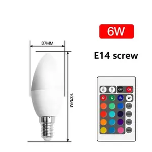 シャンデリア用高ルーメン電球E27E14 LED照明中国工場キャンドルLED電球
