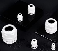 Presse-étoupes étanches en caoutchouc et nylon 5mm plastique M8 M10 M12 M16 M18 M20 M25 M32 M40 PG7 PG9 PG11 PG13.5 PG16 PG21