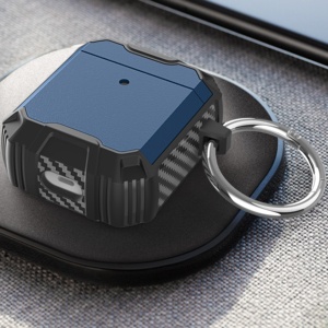 Eraysun Multiple fibre de carbone nouveau produit étuis pour écouteurs pour <span class=keywords><strong>Airpods</strong></span> 1/2 version de banlieue universelle <span class=keywords><strong>Airpods</strong></span> étuis de protection - Product Image 6