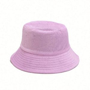 Chapeau Bob en Tissu Éponge Unisexe avec Broderie 3D Personnalisée pour Adultes - Prêt pour les Voyages et la Pêche - Product Image 1