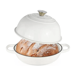 Four à pain <span class=keywords><strong>en</strong></span> <span class=keywords><strong>fonte</strong></span> émaillée avec couvercle, pot <span class=keywords><strong>en</strong></span> <span class=keywords><strong>fonte</strong></span> émaillée avec couvercle, fours hollandais <span class=keywords><strong>en</strong></span> <span class=keywords><strong>fonte</strong></span> émaillée <span class=keywords><strong>en</strong></span> forme de dôme - Product Image 6