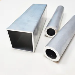 Hot Selling Products Customized Aluminum Pipes Large Diameter Anodised Square Round Aluminium Tube Profile