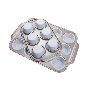 12 Cavity Nonstick Silicone Muffin Pan Regular Size Food Grade Silicone <b>Cupcake</b> Mold <b>for</b> Baking - Product Image 6