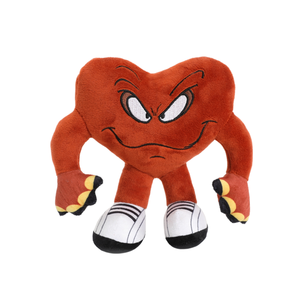 Peluche Cœur Rouge Gavroche Amusante, Poupée en Peluche au Design Unique avec Griffes et Chaussures, Vente en Gros Personnalisable - Product Image 2