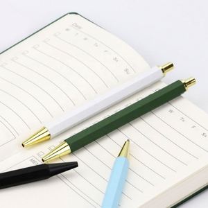 Luxury Metal Ballpoint <b>Pen</b> Custom Logo Hexagonal Click <b>Pen</b> for Business and Promotional Gifts - Product Image 4