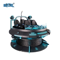 Équipement de simulateur VR 5 places électrique intérieur 9D VR UFO Machine de jeu montagnes russes en fibre de verre pour une chaise VR à usage domestique