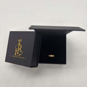 Cajas de Joyería de Cartón con Logotipo Personalizado, Caja de Embalaje para Collares, Caja Magnética para Joyería con Espuma - Product Image 2