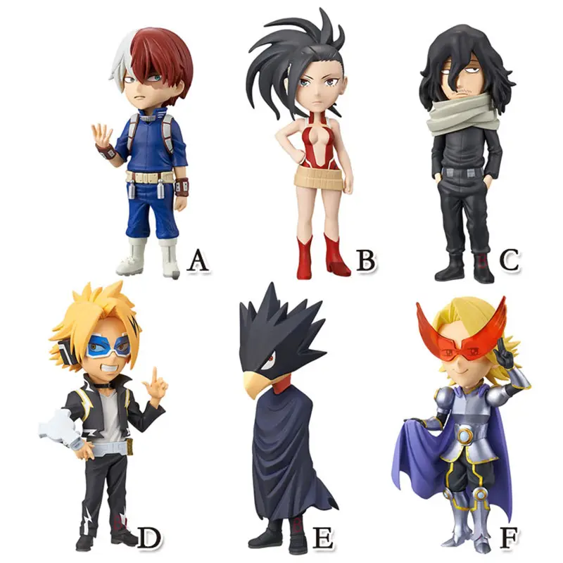 6 teile/satz PVC-Figuren Puppen Boku kein Held Boxen Figuren My Hero Academia Anime Action figuren