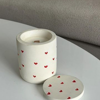 AIKUN Custom Soja Wachs Hochzeits kerze Liebes kerze Keramik glas Valentinstag Duft kerze für Valentinstag Geschenk Hochzeits dekor