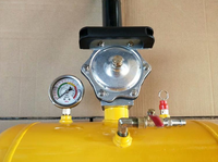 Pneumatique de haute pression pour dégonflage de pneus en métal robuste, réservoir de 10 gallons, avec manomètre numérique pour voiture et camion