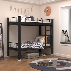 Moderne Twin Size Verstelbare Ijzeren <span class=keywords><strong>Bed</strong></span> Staal En Hout Stapelbed <span class=keywords><strong>Frame</strong></span> High & <span class=keywords><strong>Low</strong></span> Profile Voor Slaapkamer - Product Image 5