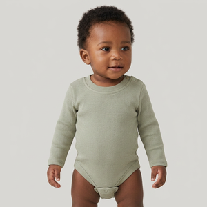 Fabricant de vêtements pour nouveau-nés de qualité supérieure, combinaison bébé en coton doux, vente en gros de combinaisons, OEM, combinaisons bébé personnalisées - Product Image 1