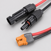 Adaptateur Connecteur Solaire XT60I-F Câble d'Alimentation 12V DC Isolé PVC 2 Cœurs 12AWG avec Connecteurs pour Stockage d'Énergie