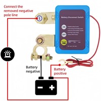 Interruptor de Desconexión de Batería con Control Remoto de 12V 240A, Relé de Apagado Automático para Autos, Camiones y Barcos