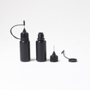 LDPE 10ml Negro Anti-luz Punta de aguja Botella Vacío Squeeze Bail <span class=keywords><strong>Gel</strong></span> Botella de plástico para arte de uñas - Product Image 1