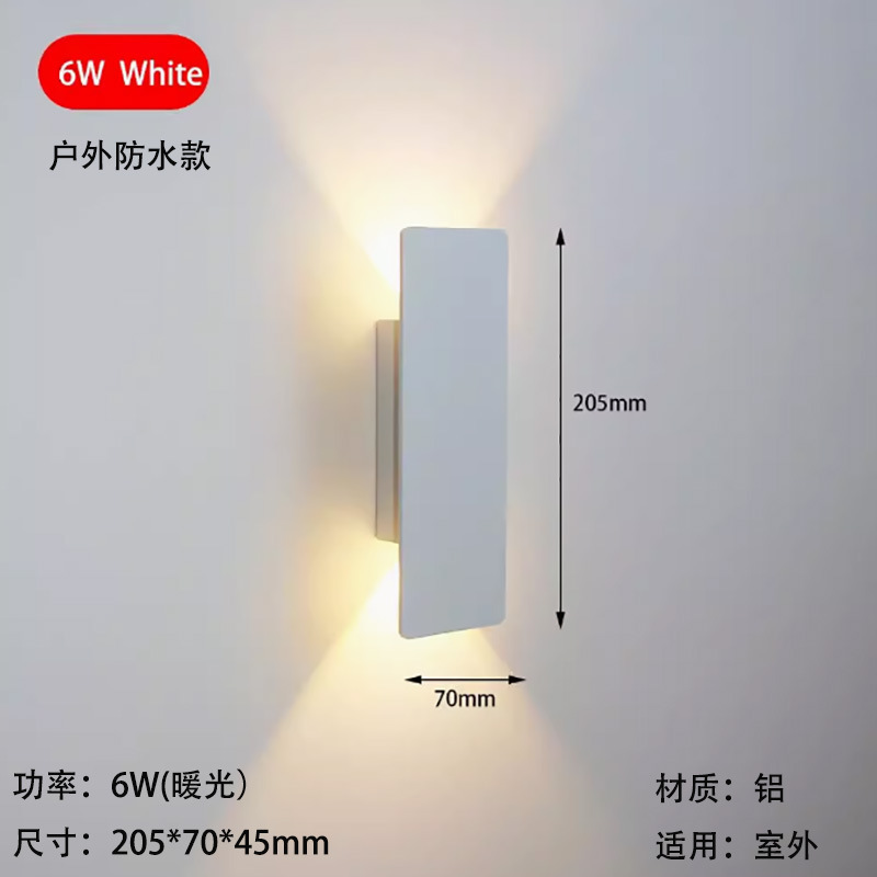 กันน้ำ สีขาวขนาดเล็ก 205 หนา 2.0-6W