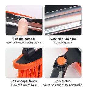 Tự động tuyết Xẻng Quét công cụ với nhựa ô tô tuyết Scoop và <span class=keywords><strong>Ice</strong></span> <span class=keywords><strong>scraper</strong></span> để làm sạch tuyết xẻng - Product Image 3