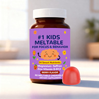 Gummies Énergie et Concentration pour Enfants à Haute Puissance avec Magnésium, Safran et Vitamines pour le Soutien de la Santé Cognitive – Complément Alimentaire OEM & ODM