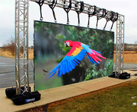 Écran led affichage couleur haute luminosité P4P3.91, 512x512mm, affichage extérieur pour événement et location de scène