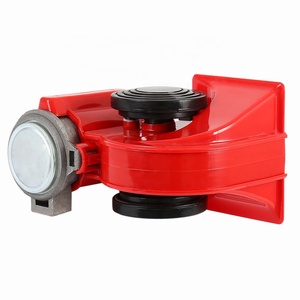 แตรไฟฟ้าสองโทนสี<span class=keywords><strong>แดง</strong></span>ขนาดกะทัดรัด12V,สำหรับรถบรรทุกมอเตอร์ไซค์อเนกประสงค์ - Product Image 5