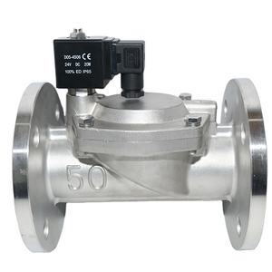 Нормально закрытый открытый 2/2 из нержавеющей стали без nc SS, двухпозиционный пилотный диафрагменный воздушный водяной газ 12 В 24 В 220 В переменного тока электромагнитный клапан постоянного тока - Product Image 1