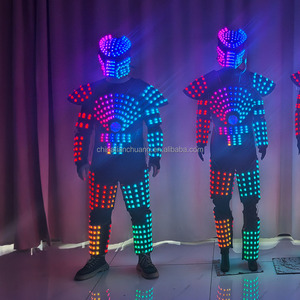 <span class=keywords><strong>ชุด</strong></span>เต้นเรืองแสง LED พร้อมไฟนีออน <span class=keywords><strong>ชุด</strong></span> EL Wire พร้อมหมวก แว่นตา ถุงมือ สำหรับงานคาร์นิวัล ขบวนพาเหรด งานเรฟ เทศกาล การแสดงบนเวที - Product Image 3