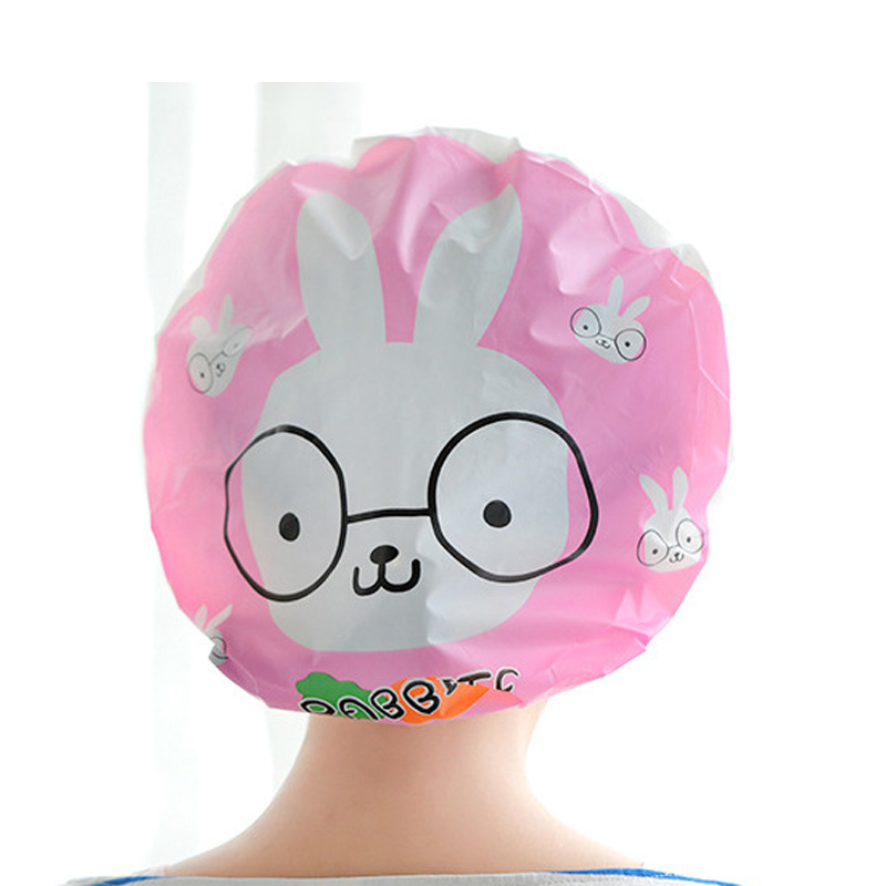 Шапочка для душа, водонепроницаемая шапочка из ПВХ для мытья, детская шапочка для ванны, крышка для головки, инструмент для купания и душа, шапочка для детей