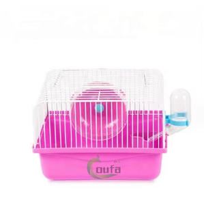 도매 새로운 디자인 더블 레이어 햄스터 놀이 장난감 둥지 집 케이지 물병으로 사용자 정의 통기성 - Product Image 1