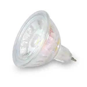 CE Tiongkok lampu sorot led kaca ROHS Diameter dapat diredupkan 50mm grosir cob/SMD 5W MR16 GU10 lampu sorot led