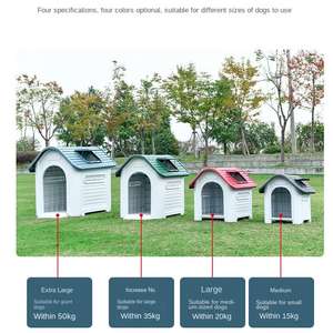 <span class=keywords><strong>Caseta</strong></span> de plástico ecológico para exteriores, perrera pequeña, mediana y <span class=keywords><strong>grande</strong></span>, protección contra la lluvia y el sol, suministros para mascotas, <span class=keywords><strong>caseta</strong></span> para mascotas - Product Image 5