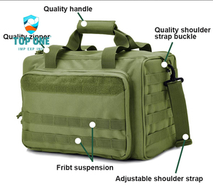 TopOne Custom Outdoor Men's Waterproof Tactical Messenger Duffle Bag <b>Storage</b> Tools Gear Handbag for Sports - Product Image 2