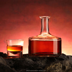 Botol Wiski Kaca Kristal Putih Bebas Timbal Langsung dari Pabrik, Bentuk Silinder, Leher Lebar, Alas Tebal, Botol Spirit Kosong 700ml <span class=keywords><strong>750ml</strong></span> - Product Image 2