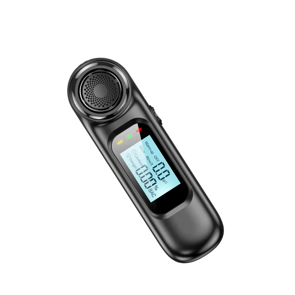 Автоматический тестер алкоголя светодиодный дисплей тестер USB перезаряжаемый Цифровой Тестер дыхания инструмент для проверки алкоголя