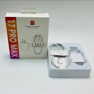 35W PD Quick Charger Kit USB-C <b>to</b> C Cable Wall Charger Adapter <b>UK</b> EU <b>US</b> <b>Plug</b> for iPhone 17 Pro Max Fast Charging Set - Product Image 5