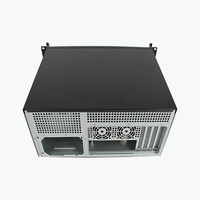 Boîtier PC industriel 19 pouces Châssis de serveur Micro ATX 4u Boîtier serveur à faible profondeur