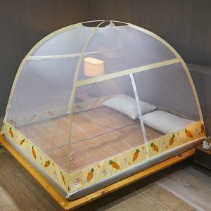Tela de malla para el hogar, plegable, instalación gratuita, dosel de cama emergente, mosquiteras - Product Image 2