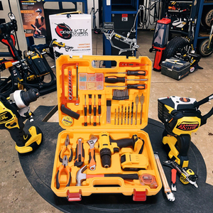 Công cụ điện Lithium khoan kết hợp hộp công cụ sửa chữa xe Bộ công cụ không dây điện tuốc nơ vít hộp công cụ hộ gia đình tay công cụ thiết lập - Product Image 4