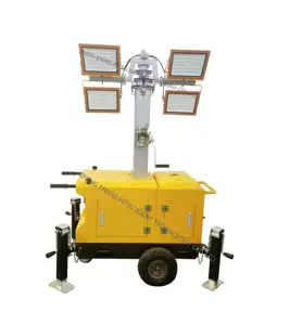 Hướng dẫn sử dụng cao di động mast di động xe gắn DIESEL tháp ánh sáng cho ánh sáng khẩn cấp