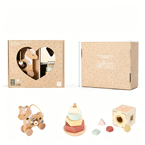 Juego de Sonajeros de Madera Orff al por Mayor, Instrumento de Percusión, Campana de Mano, Juguete Musical Educativo para Niños - Product Image 1