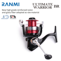 Moulinet spinning RYOBI Ultimate Warrior à prix abordable, 8 kg, rapport de transmission 5.0:1, moulinet pour eau salée, moulinets de pêche à la carpe, pêche aux leurres en eau douce