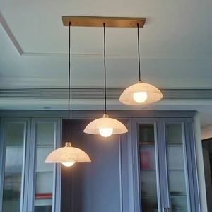 Lámpara colgante minimalista moderna E27, lámpara Led de techo redonda de un solo cabezal para dormitorio, sala de estar, pasillo, iluminación de entrada - Product Image 4
