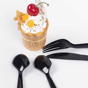 Juego de cubiertos desechables con logotipo personalizado para fiesta, cuchillo de plástico, tenedor, cuchara, palillos, juego de cubiertos con servilleta - Product Image 6