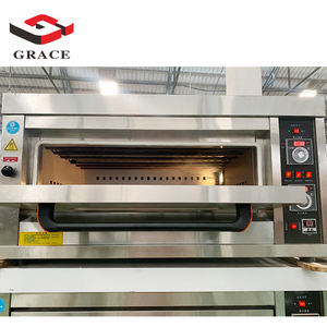 वाणिज्यिक बड़े रोटी पाक बिजली और गैस 2 में 1 ओवन 3 डेक 9 ट्रे बिजली ओवन - Product Image 4